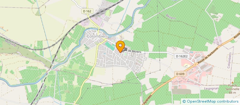 localisation de l'entreprise M.J  NISSAN-LEZ-ENSERUNE