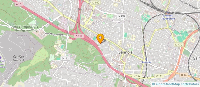 localisation de l'entreprise M J à SANNOIS