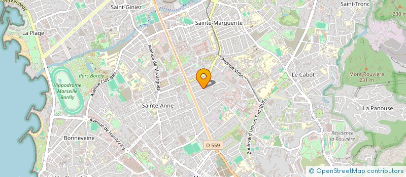 localisation de l'entreprise M&J à MARSEILLE