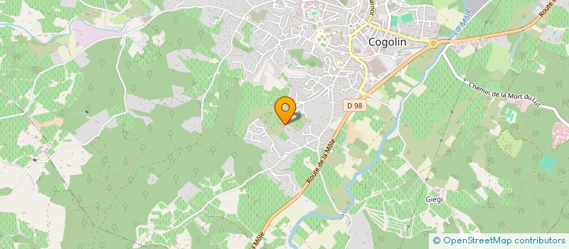 localisation de l'entreprise M&J  COGOLIN