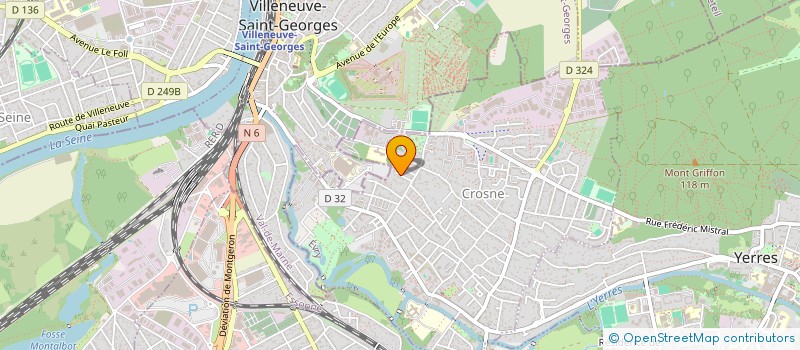 localisation de l'entreprise M&J  CROSNE