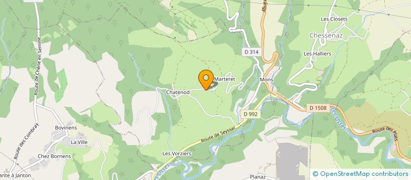 localisation de l'entreprise M.J.A  VANZY