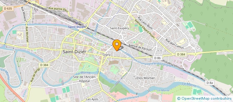 localisation de l'entreprise M.J. APPROVISIONNEMENTS à SAINT-DIZIER