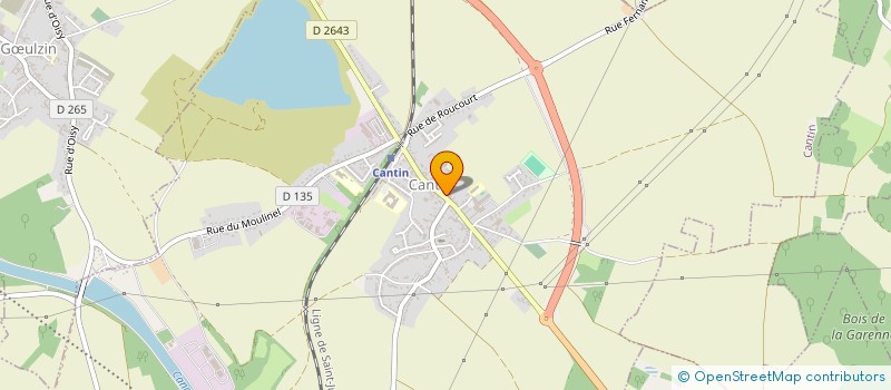 localisation de l'entreprise M J ARCH  CANTIN