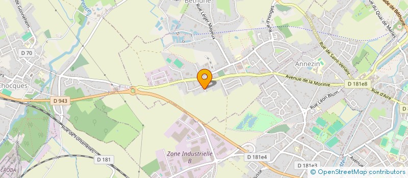 localisation de l'entreprise M.J.B. SERVICES DOMICILE à VENDIN-LES-BETHUNE