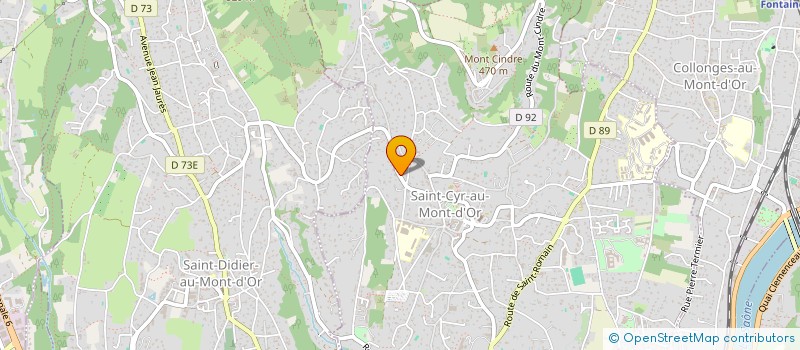 localisation de l'entreprise M.J.C  SAINT-CYR-AU-MONT-D'OR