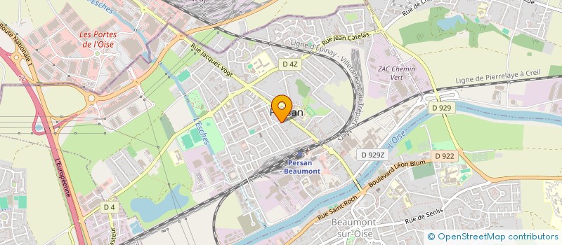 localisation de l'entreprise M.J.C.B.M  PERSAN