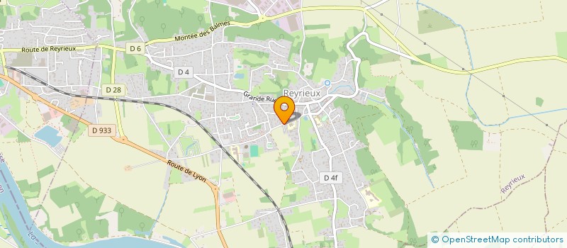 localisation de l'entreprise M J C LE TRAIT D'UNION à REYRIEUX