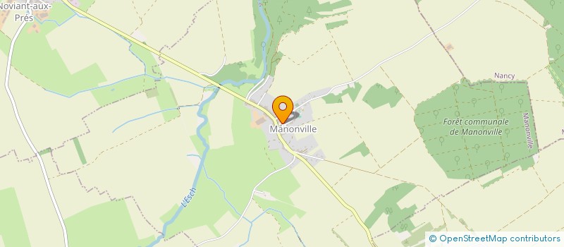 localisation de l'entreprise M.J.C. MAISON POUR TOUS  MANONVILLE