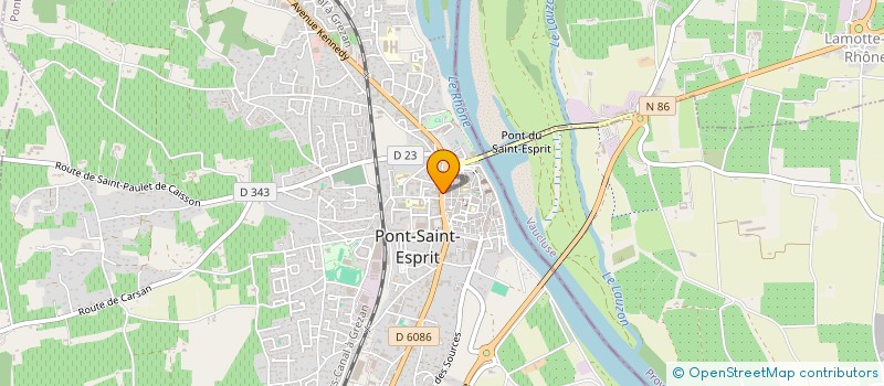 localisation de l'entreprise M J D MATHIS & FILS à PONT-SAINT-ESPRIT