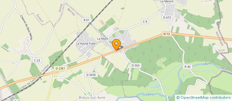 localisation de l'entreprise M.J.E  ACON