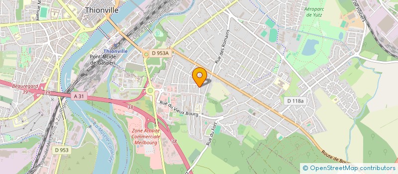 localisation de l'entreprise M&J GLOBAL HOLDING  YUTZ