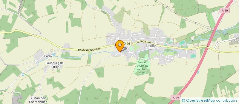 localisation de l'entreprise M&J GROUP à NAILLY