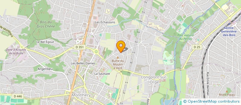 localisation de l'entreprise M.J. HOLDING à LONGPONT-SUR-ORGE