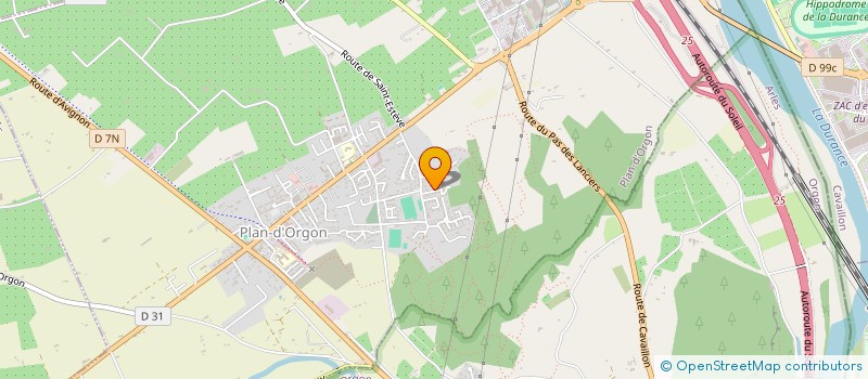 localisation de l'entreprise M&J HOLDING à PLAN-D'ORGON