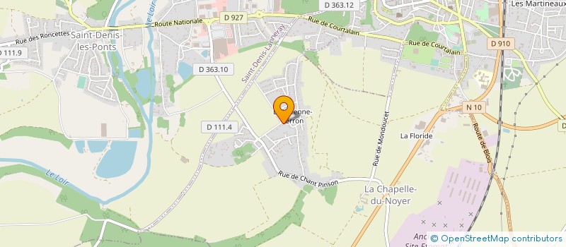localisation de l'entreprise M-J IMMOBILIER à LA CHAPELLE-DU-NOYER
