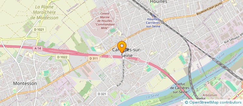 localisation de l'entreprise M J K  CARRIERES-SUR-SEINE