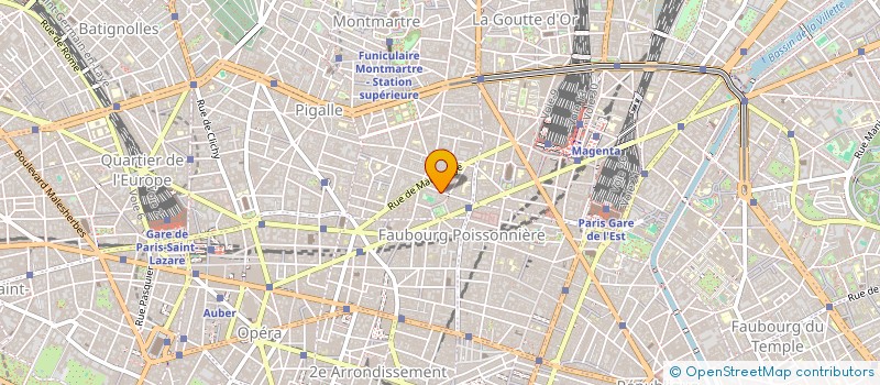 localisation de l'entreprise M.J.L. à PARIS