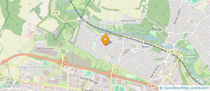 localisation de l'entreprise M J L  OSNY