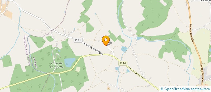 localisation de l'entreprise M.J.L.D  SAINT-AOUT