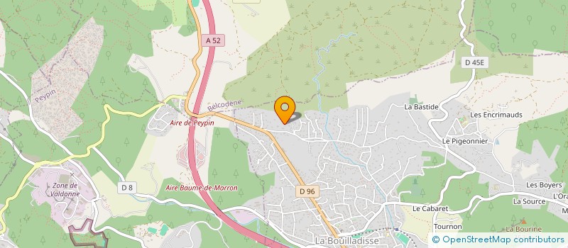 localisation de l'entreprise M.J.L.M.  LA BOUILLADISSE