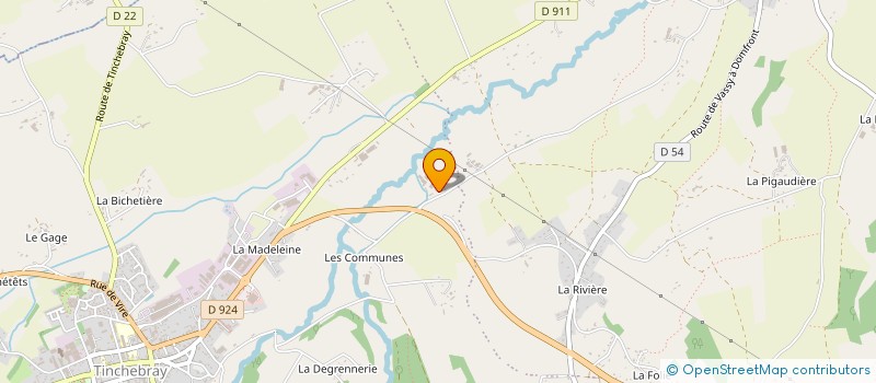 localisation de l'entreprise M J M à TINCHEBRAY-BOCAGE