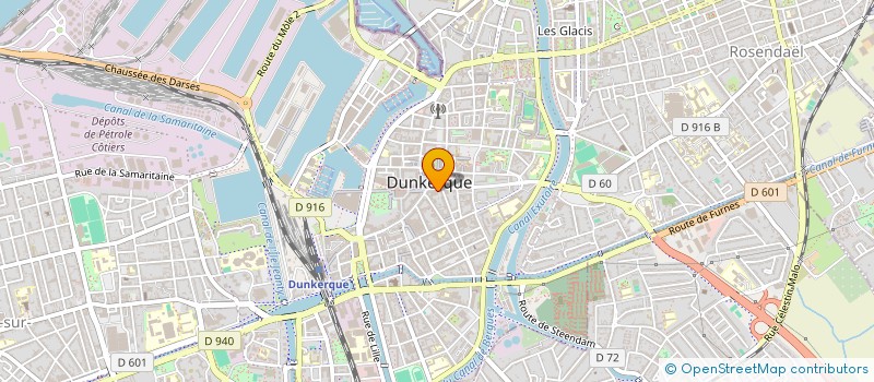 localisation de l'entreprise M.J.M. à DUNKERQUE