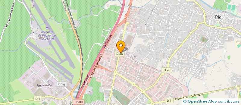 localisation de l'entreprise M.J.M  PERPIGNAN