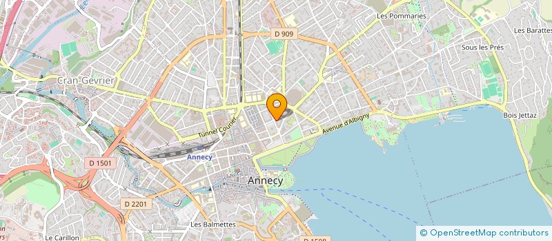 localisation de l'entreprise M.J.M  ANNECY