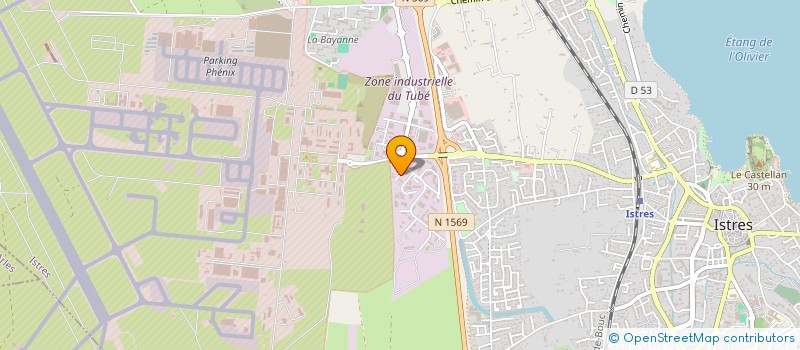 localisation de l'entreprise M.J.M.  ISTRES