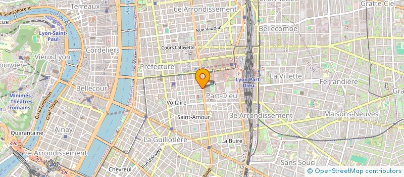 localisation de l'entreprise M.J.M.  LYON