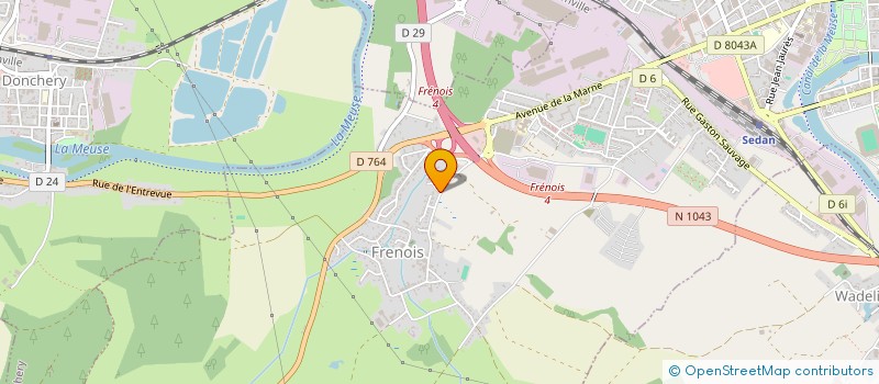 localisation de l'entreprise M.J.M ESPACES VERTS & ENVIRONNEMENT  SEDAN