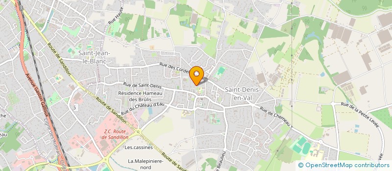 localisation de l'entreprise M J M F  SAINT-DENIS-EN-VAL