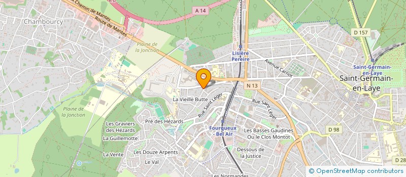 localisation de l'entreprise M J M L 2  SAINT-GERMAIN-EN-LAYE