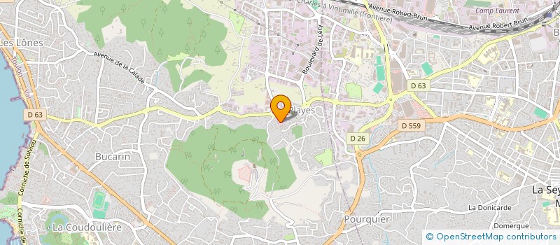 localisation de l'entreprise M J MOTO 83 à SIX-FOURS-LES-PLAGES