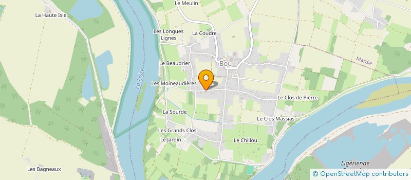 localisation de l'entreprise M.J.P CENTRE  BOU