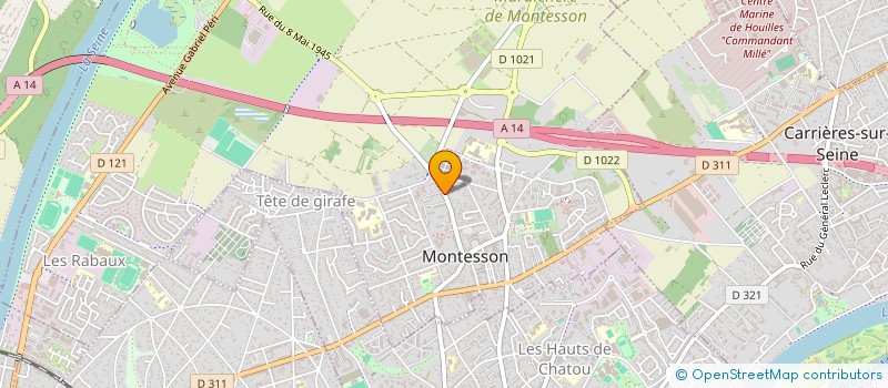 localisation de l'entreprise M.J.P. RENOVATION  MONTESSON