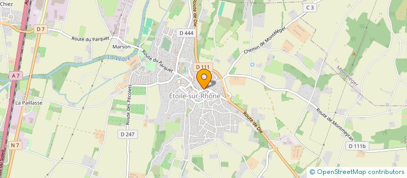 localisation de l'entreprise M J R  MONTOISON