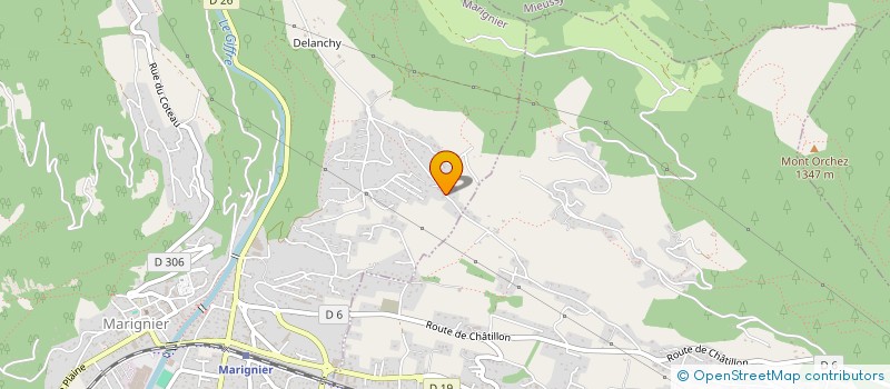 localisation de l'entreprise M.J.R.  MARIGNIER