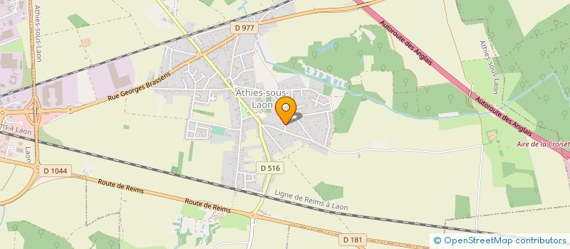 localisation de l'entreprise M.J.R. AUTO INTERNATIONAL à ATHIES-SOUS-LAON