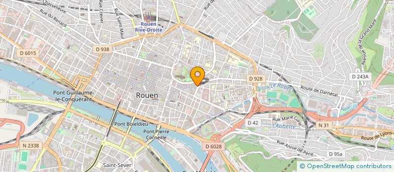 localisation de l'entreprise M.J. RESTAURATION à ROUEN