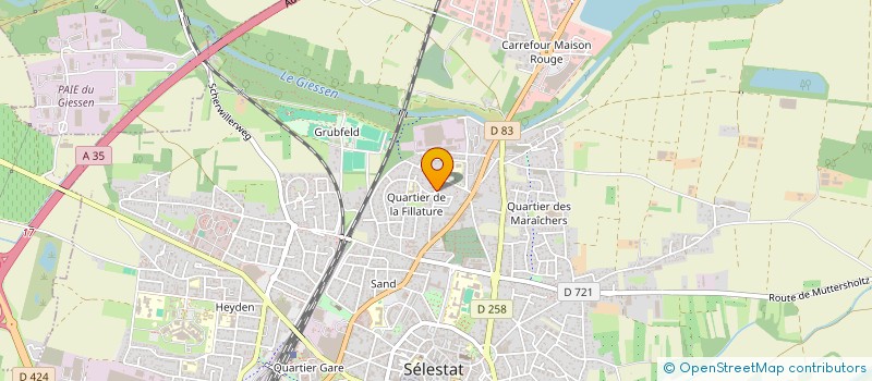 localisation de l'entreprise M.J.RIQUEWIHR à SELESTAT