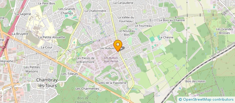 localisation de l'entreprise M.J.S. TRAITEUR à SAINT-AVERTIN