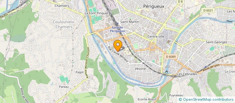 localisation de l'entreprise M.J.T 24 à PERIGUEUX