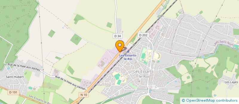 localisation de l'entreprise M.J.TOURISME  LES ESSARTS-LE-ROI