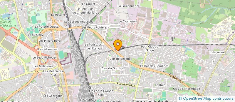 localisation de l'entreprise M-JARDINS à FLEURY-LES-AUBRAIS