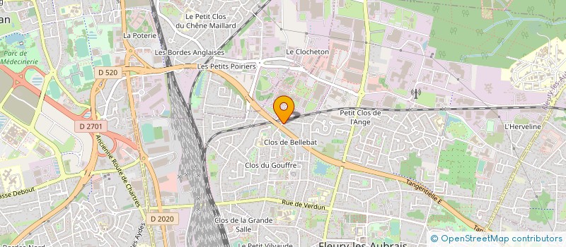 localisation de l'entreprise M-JARDINS PARTICULIERS à FLEURY-LES-AUBRAIS