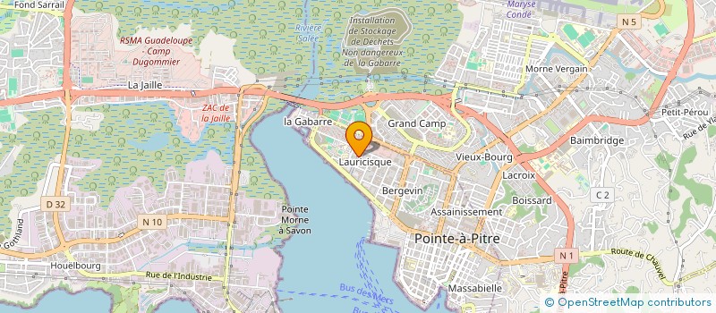 localisation de l'entreprise M-JHY RENT  POINTE A PITRE