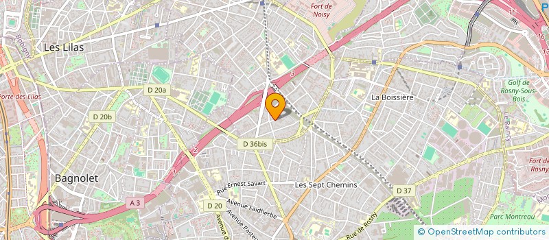 localisation de l'entreprise M. JL à ROMAINVILLE