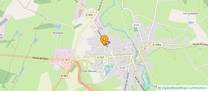 localisation de l'entreprise M.JM.M.  TREZELLES